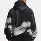 FELPA UOMO UNDER ARMOUR ICON FLEECE PRINTED IN MISTO COTONE – NERO