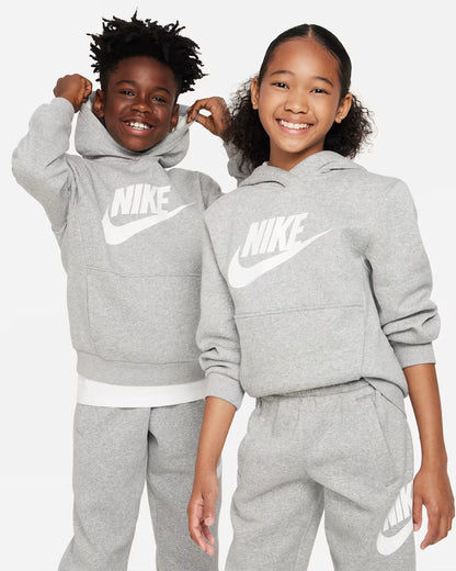 FELPA RAGAZZO NIKE CLUB FLEECE CAPPUCCIO – GRIGIO