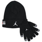 SET RAGAZZO JORDAN 23 CUFFIA E GUANTI – NERO