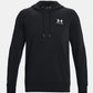 FELPA CON CAPPUCCIO UOMO UNDER ARMOUR ICON FLEECE IN MISTO COTONE – NERO
