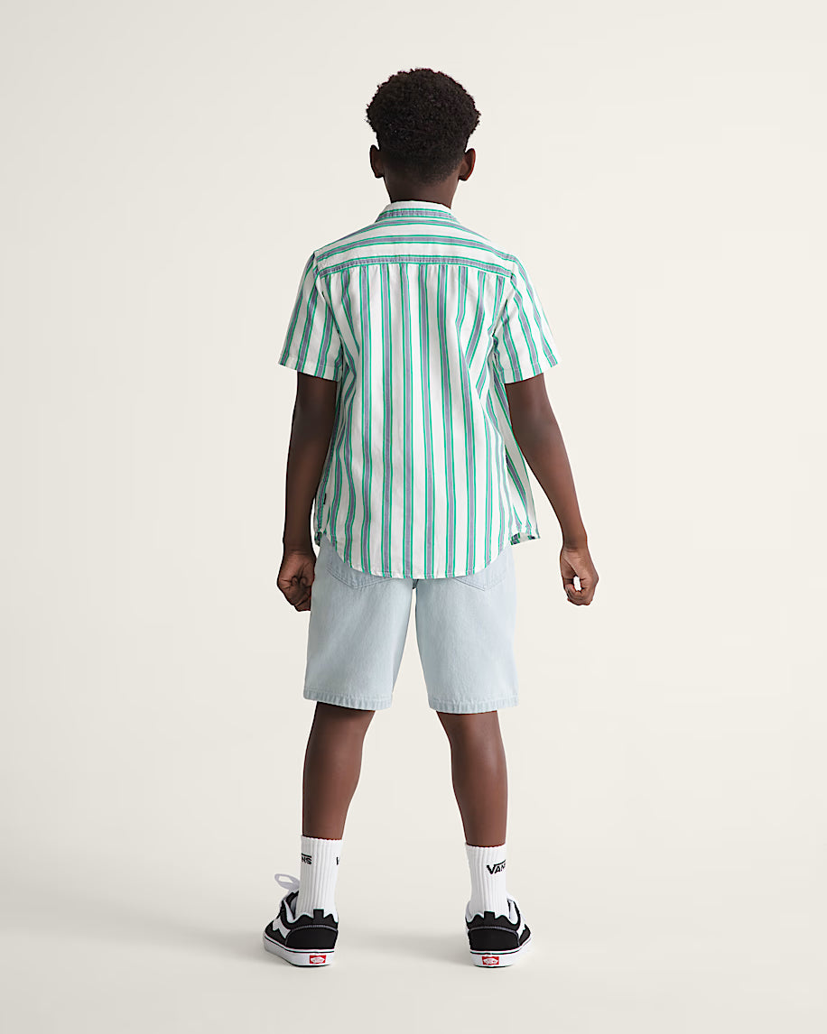 SHORT BOYS CHECK-5 BAGGY DENIM