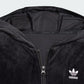 FELPA GIRLS VELOUR FULL ZIP