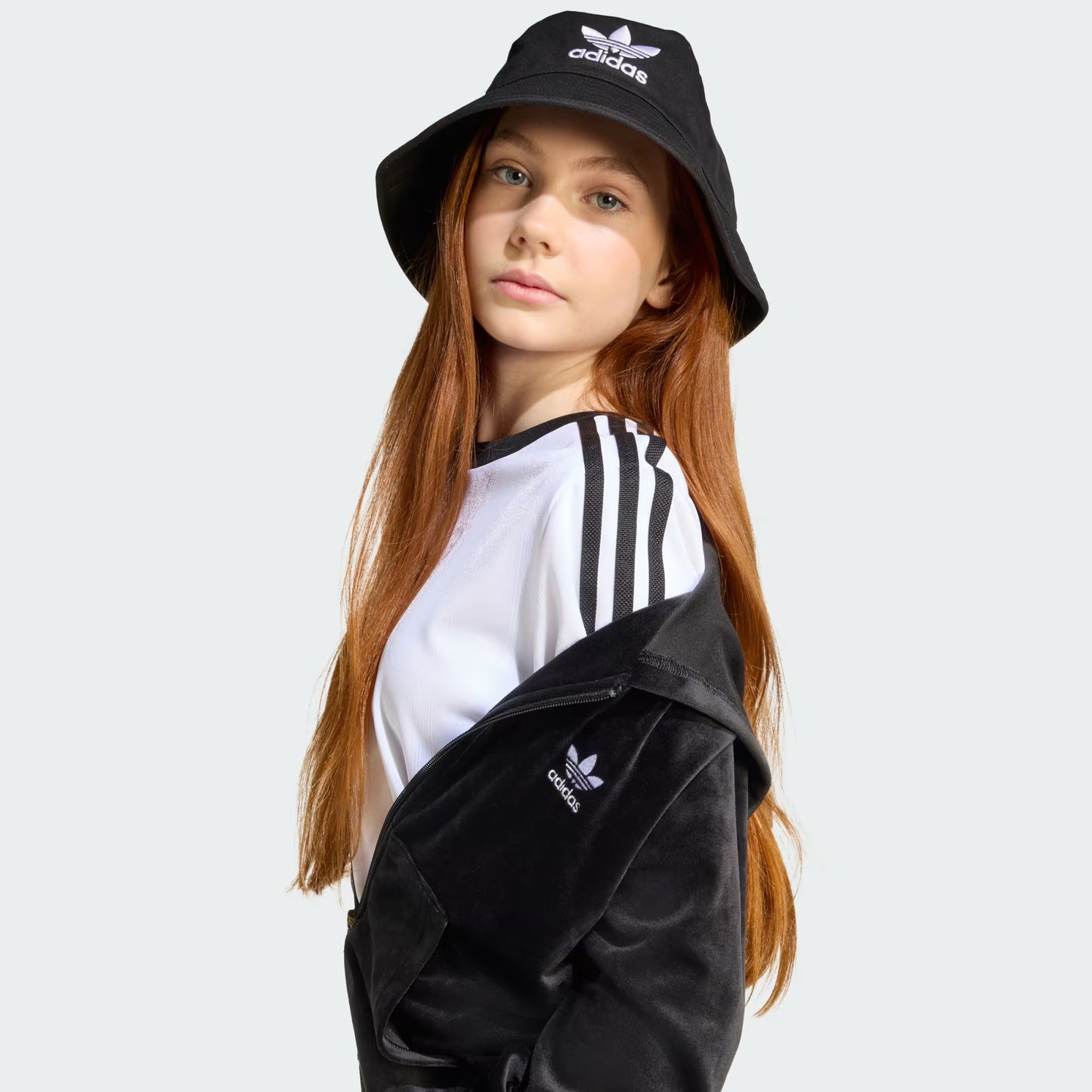FELPA GIRLS VELOUR FULL ZIP