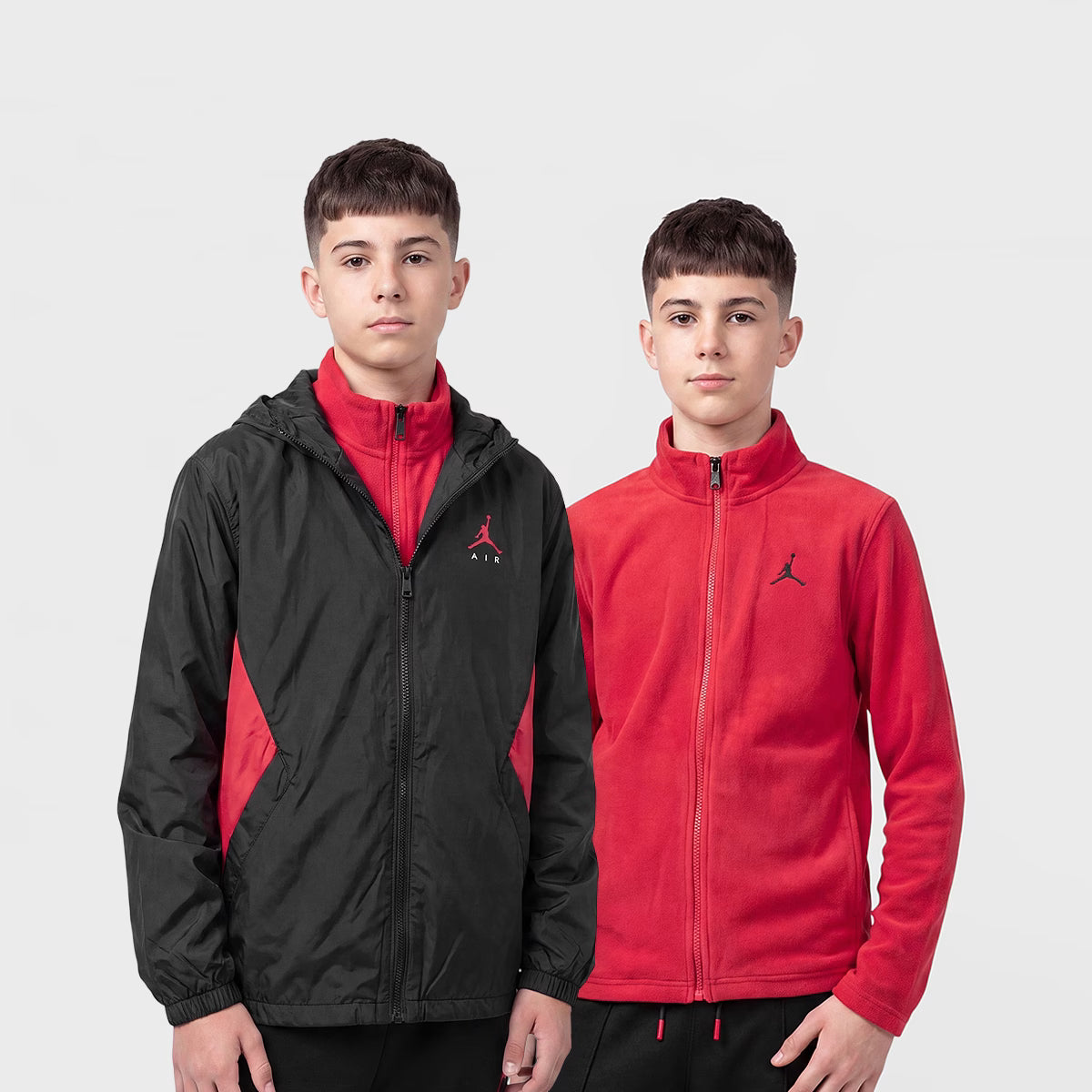GIACCA RAGAZZO JORDAN 3-IN-1 SYSTEM JACKET – NERO