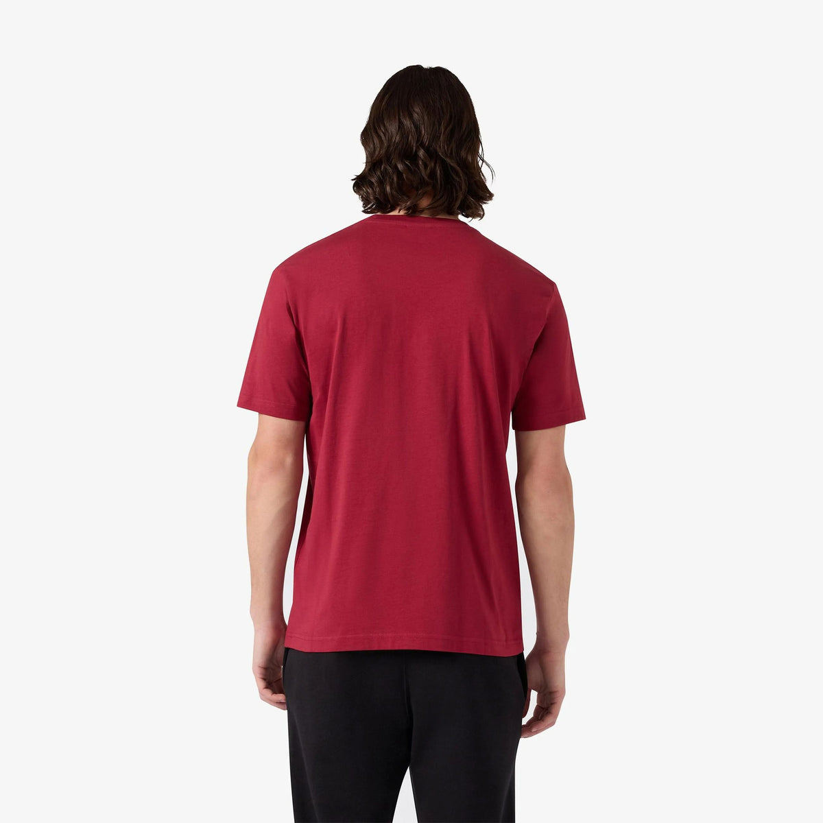 T-SHIRT UOMO CHAMPION ICONS LOGO RICAMATO – BORDEAUX