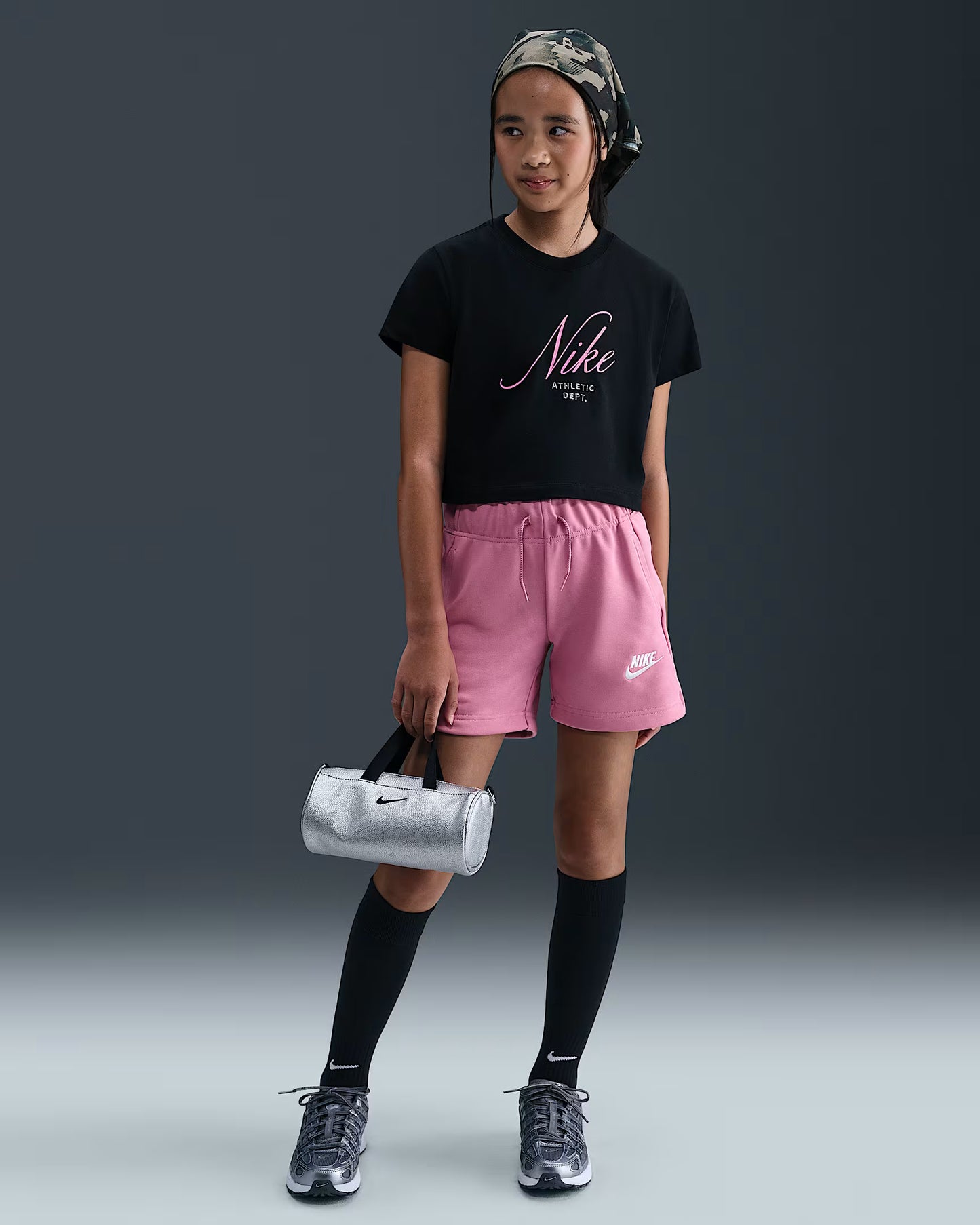 T-SHIRT GIRLS ATHLETIC CROPPED