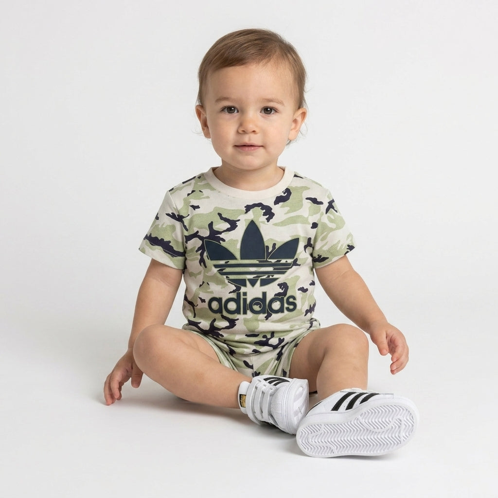 T-SHIRT INFANT CAMO TREFOIL