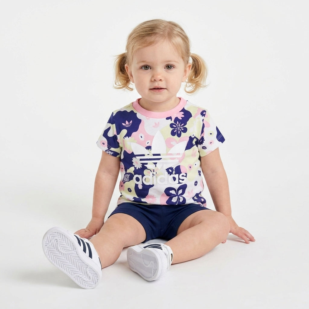 T-SHIRT INFANT FLOWER ALLOVER PRINT