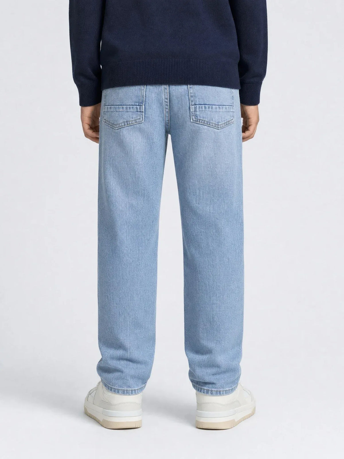JEANS RAGAZZO PETROL INDUSTRIES LENNOX LOOSE FIT IN COTONE BIOLOGICO – LIGHT VINTAGE / BLU CHIARO
