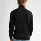 MAGLIONE UOMO A COLLO ALTO IN MAGLIA NERO PETROL INDUSTRIES – REGULAR FIT