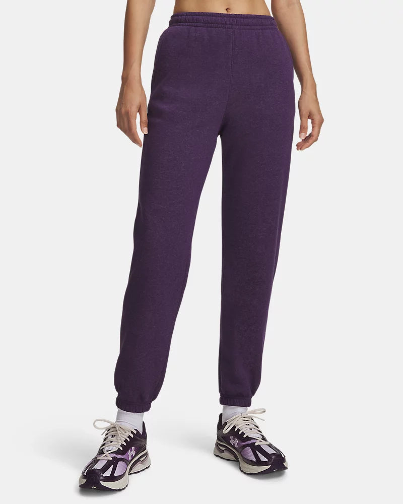 PANTALONI TUTA JOGGER DONNA UNDER ARMOUR FLEECE IN MISTO COTONE – PURPLE ECHO LIGHT HEATHER / VIOLA