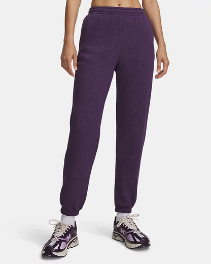 PANTALONI TUTA JOGGER DONNA UNDER ARMOUR FLEECE IN MISTO COTONE – PURPLE ECHO LIGHT HEATHER / VIOLA
