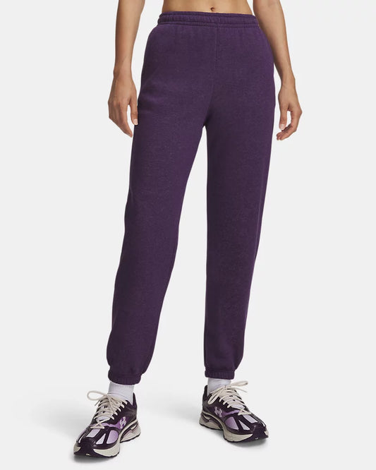 PANTALONI TUTA JOGGER DONNA UNDER ARMOUR FLEECE IN MISTO COTONE – PURPLE ECHO LIGHT HEATHER / VIOLA