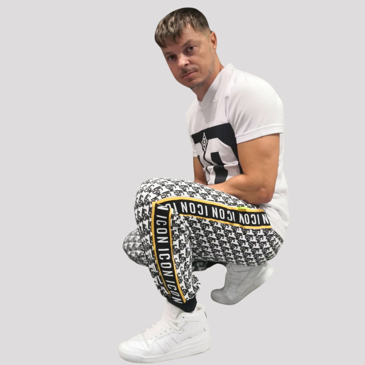 PANTALONI ALL-OVER PRINT