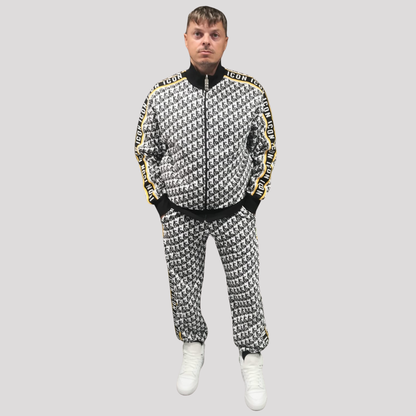 PANTALONI ALL-OVER PRINT
