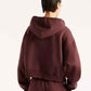 FELPA DONNA NEW BALANCE TRACKSIDE FLEECE FULL ZIP – BORDEAUX