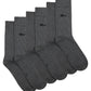 CONFEZIONE DA 3 PAIA DI CALZINI UOMO PETROL INDUSTRIES IN COTONE ELASTICIZZATO – ANTHRACITE MELEE