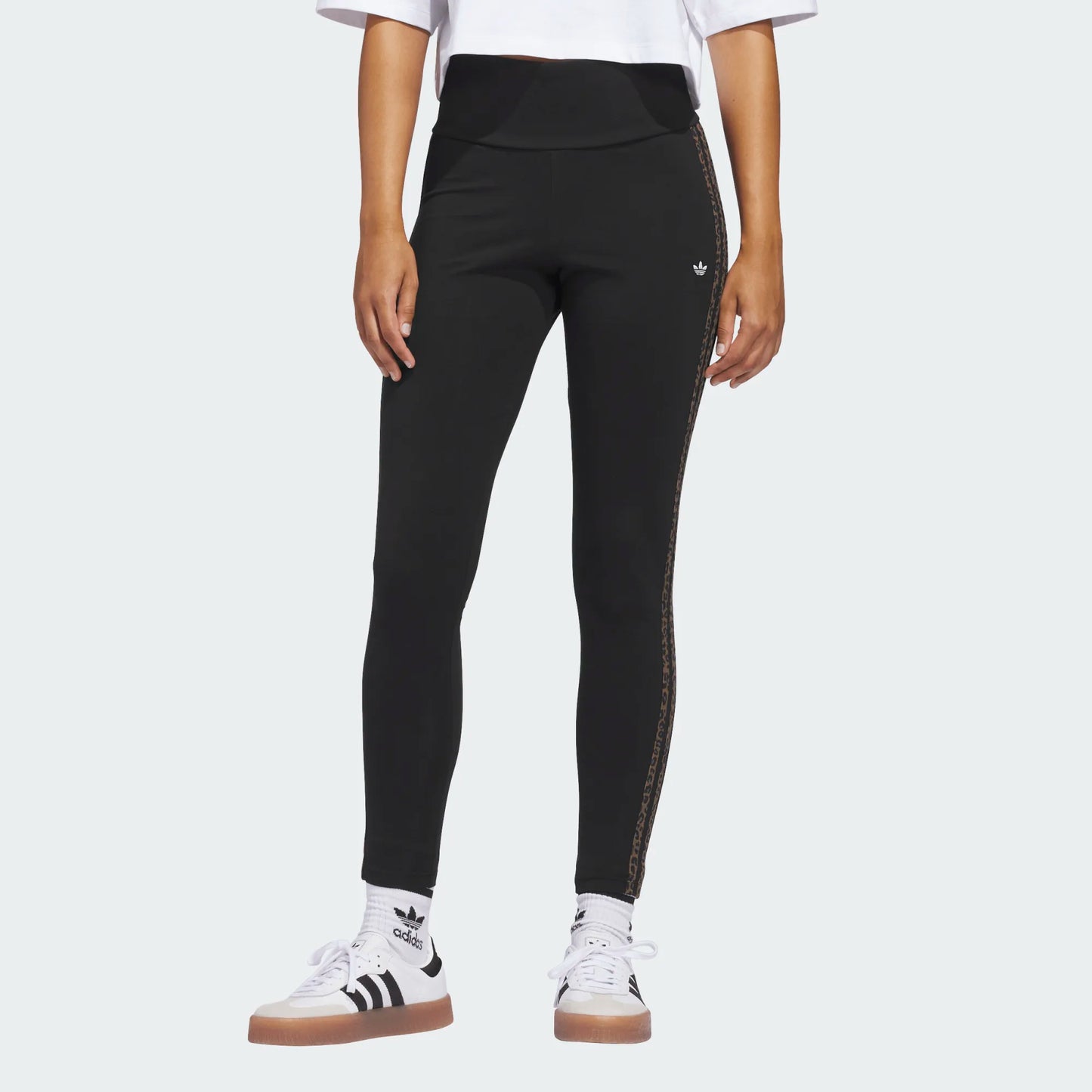 LEGGINGS 3-STRIPES LEOPARD