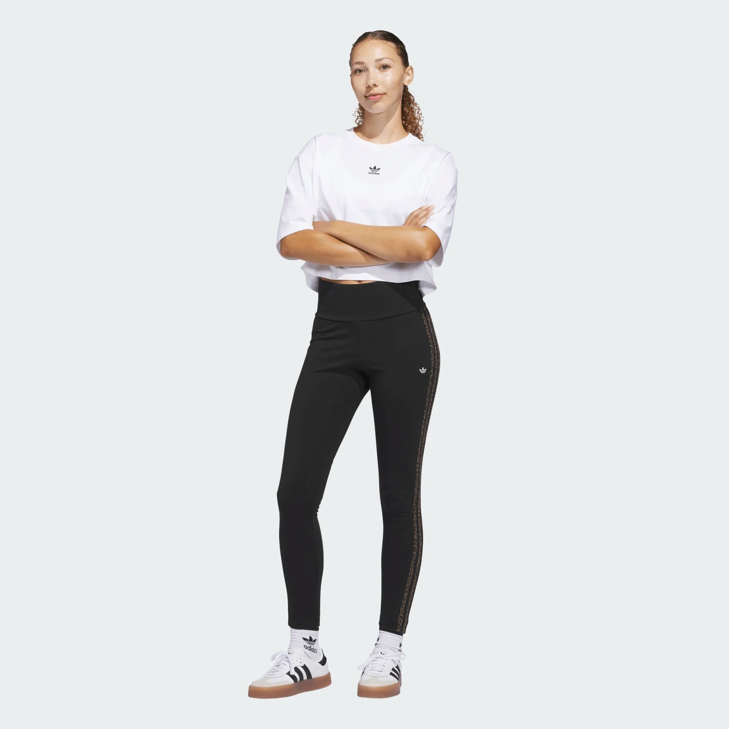 LEGGINGS 3-STRIPES LEOPARD