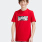 T-SHIRT KIDS LINEAR GRAPHIC CAMO