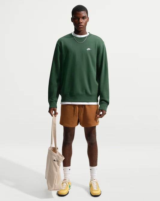 FELPA UOMO NIKE CLUB FLEECE CREW – VERDE