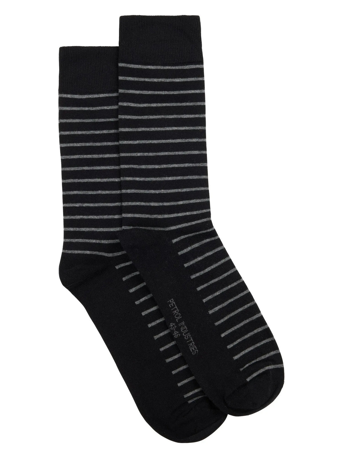CONFEZIONE DA 3 PAIA DI CALZINI UOMO PETROL INDUSTRIES IN COTONE FANTASIE ASSORTITE – SKY CAPTAIN BLUE