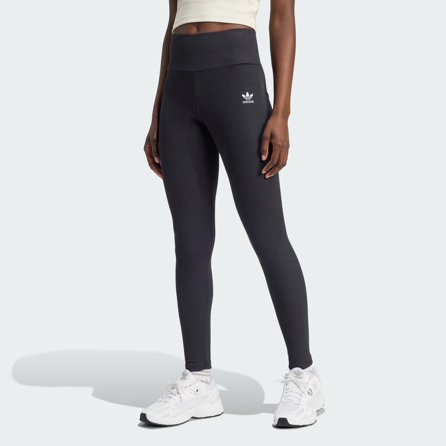 LEGGINGS ESSENTIALS RIB HIGHT-WAIST