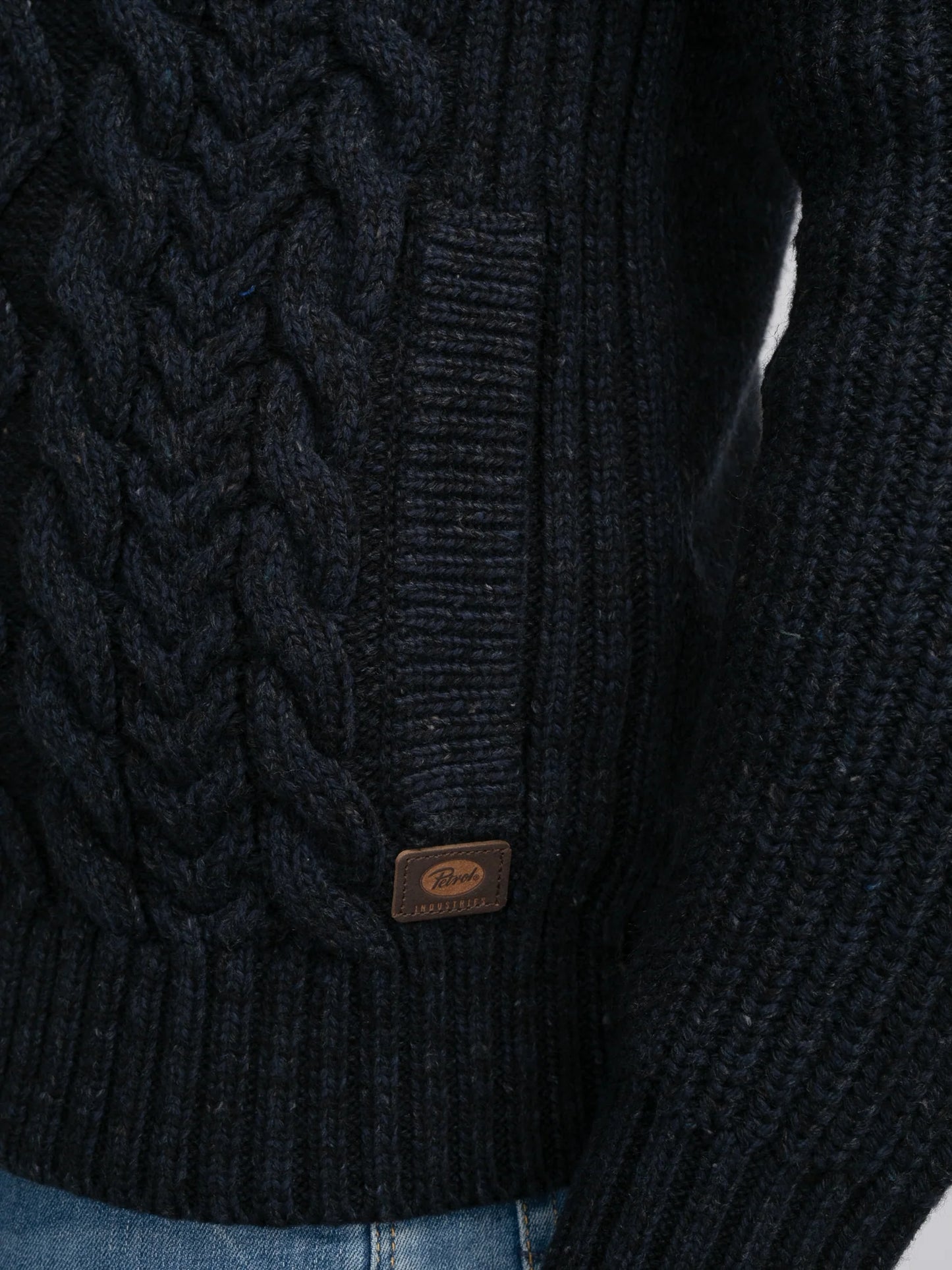 CARDIGAN PORTAGE RIB-KNIT