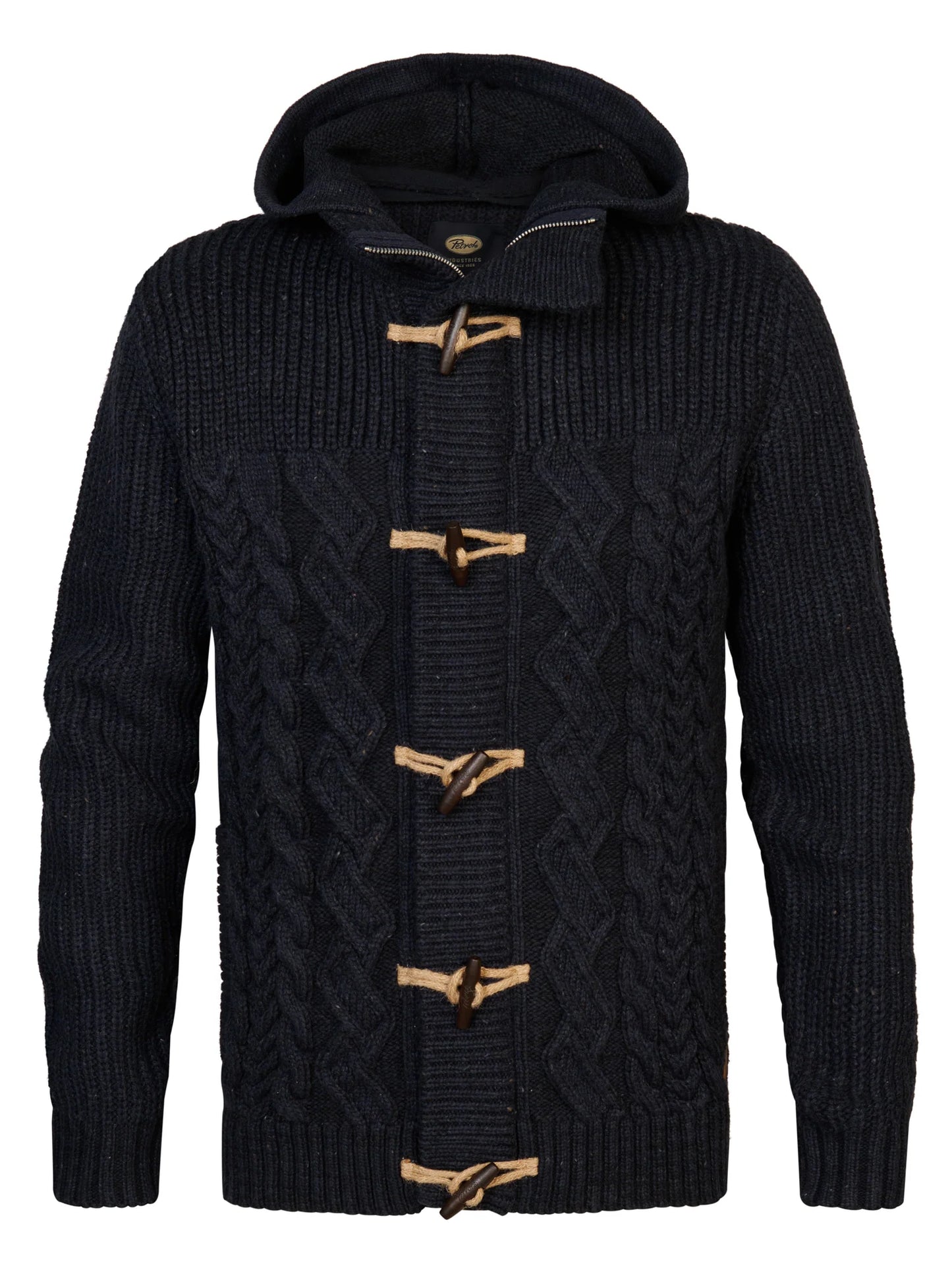 CARDIGAN PORTAGE RIB-KNIT