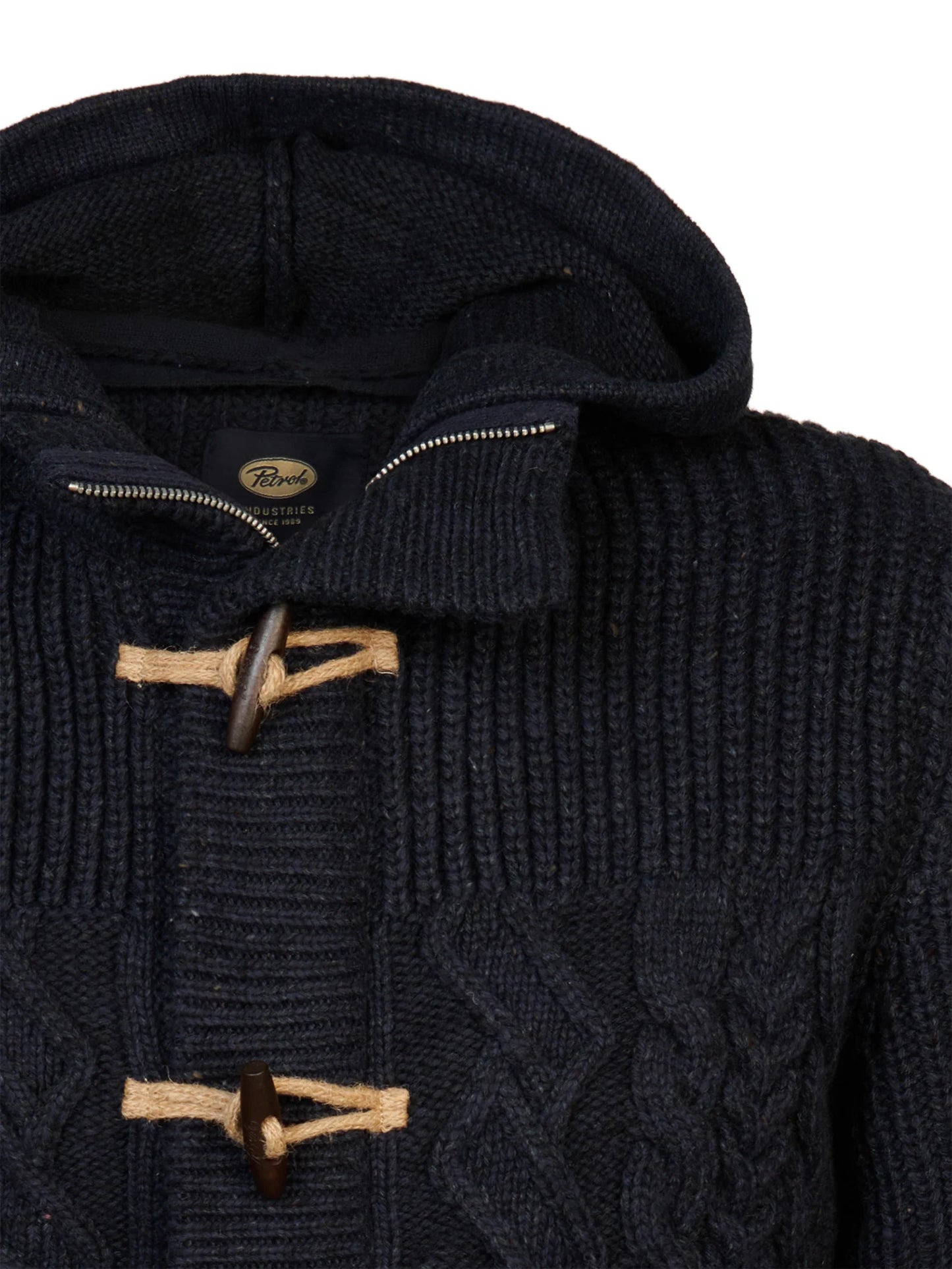 CARDIGAN PORTAGE RIB-KNIT