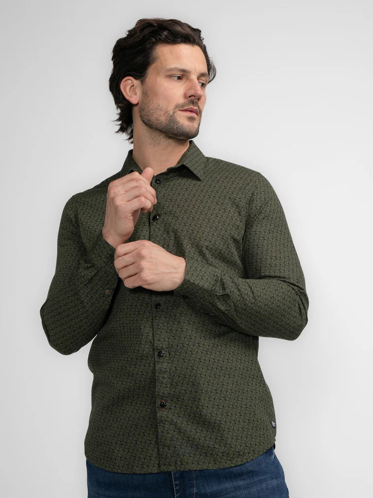 CAMICIA AOP SLIM FIT