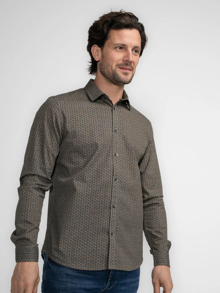 CAMICIA AOP SLIM FIT