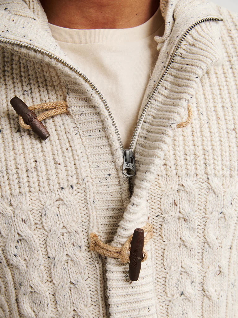 CARDIGAN CABLE-KNIT ANCHORAGE