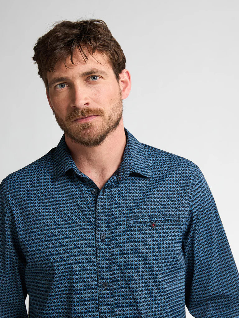 CAMICIA ALL-OVER FOND DU LAC