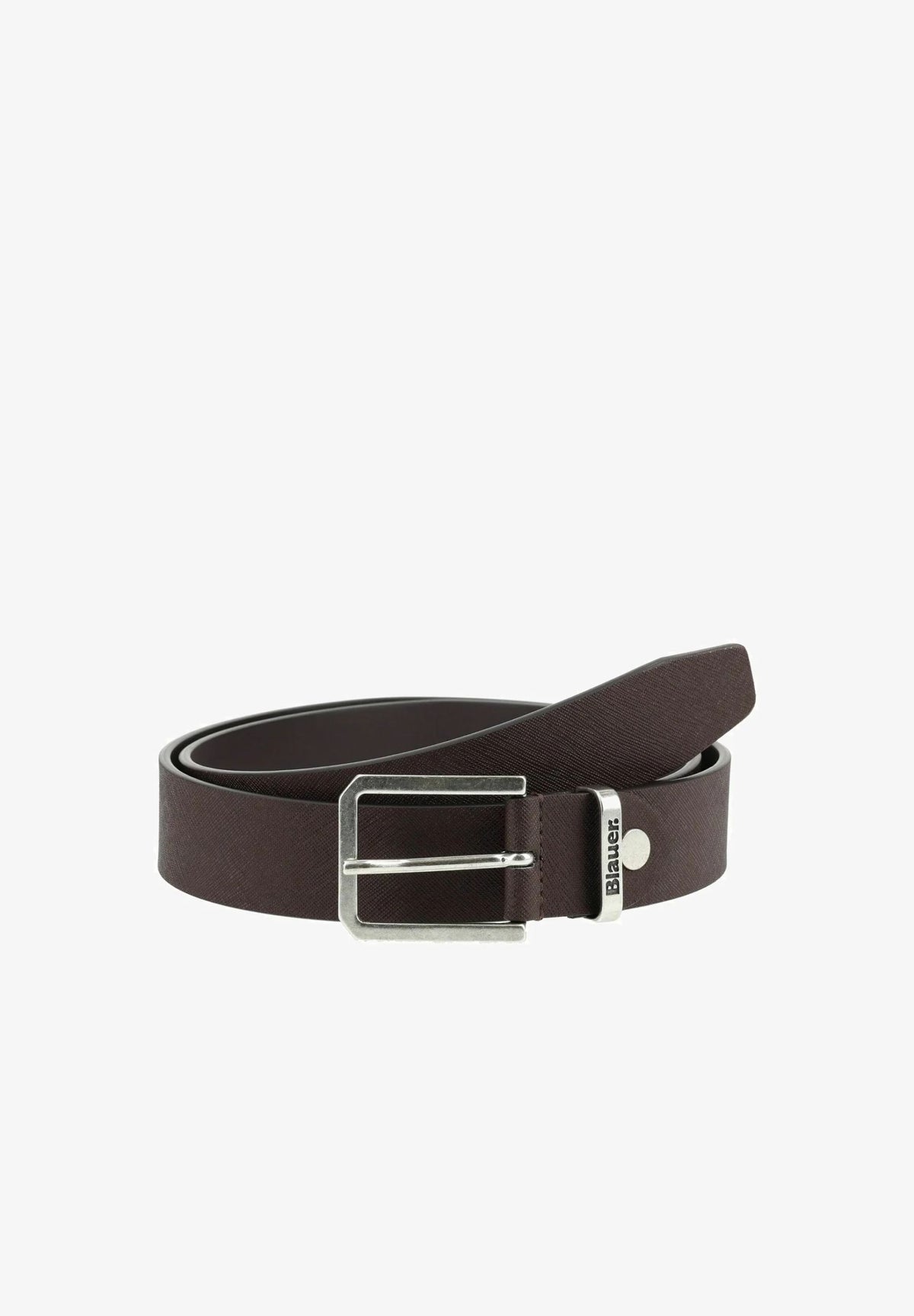 CINTO UOMO BLAUER SAFFIANO IN PELLE – NERO MARRONE