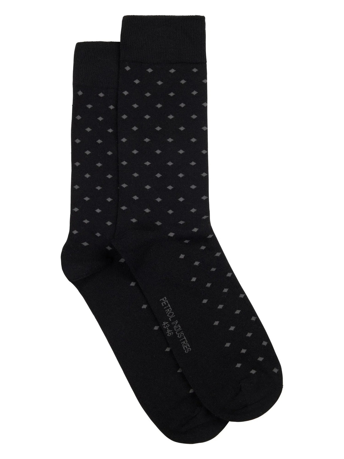 CONFEZIONE DA 3 PAIA DI CALZINI UOMO PETROL INDUSTRIES IN COTONE FANTASIE ASSORTITE – SKY CAPTAIN BLUE