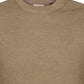 MAGLIA UOMO GIROCOLLO IN COTONE LEGGERO TESTURIZZATO PETROL INDUSTRIES REGULAR FIT – MARRONE
