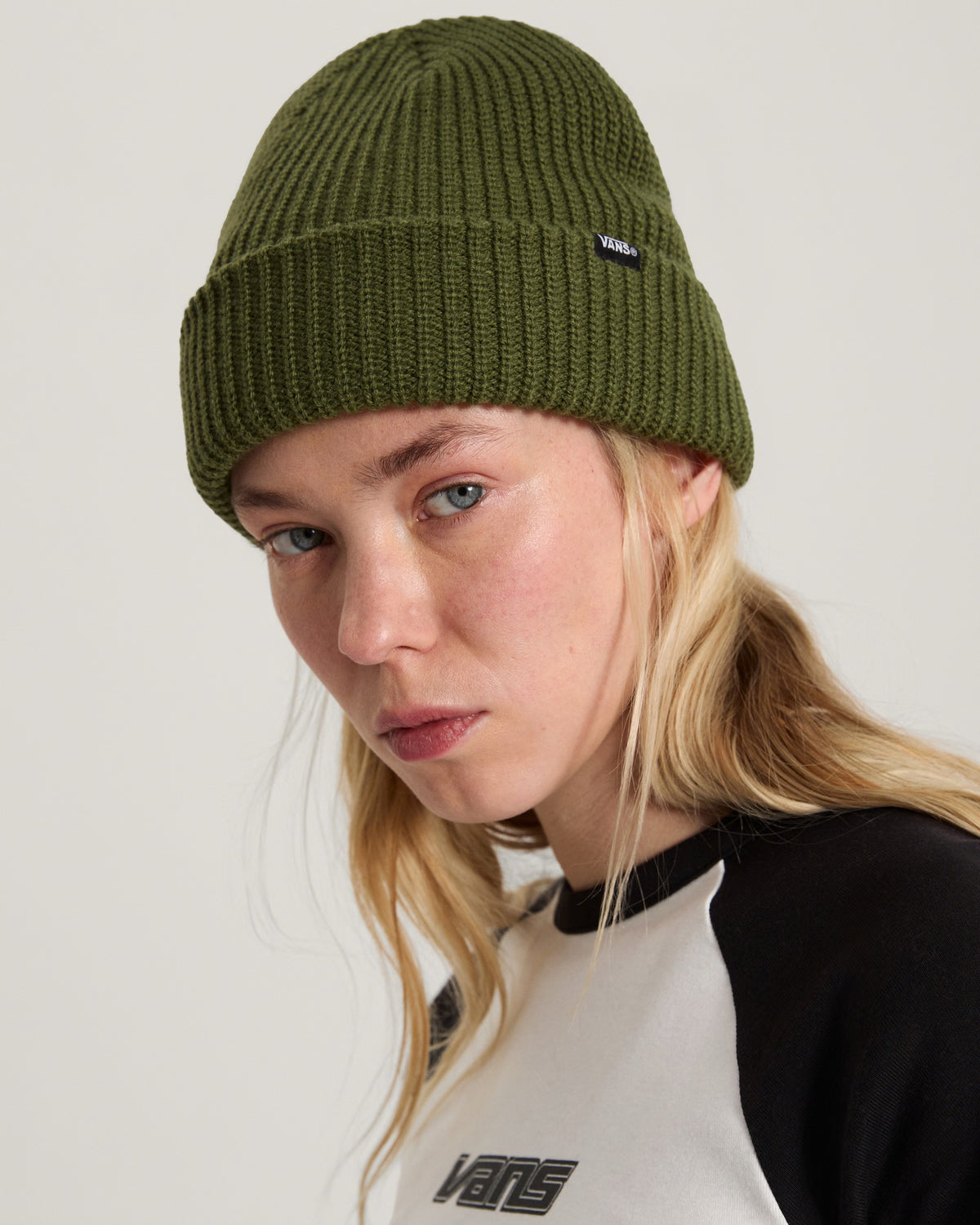 CUFFIA UNISEX VANS CORE BASIC CON RISVOLTO – VERDE