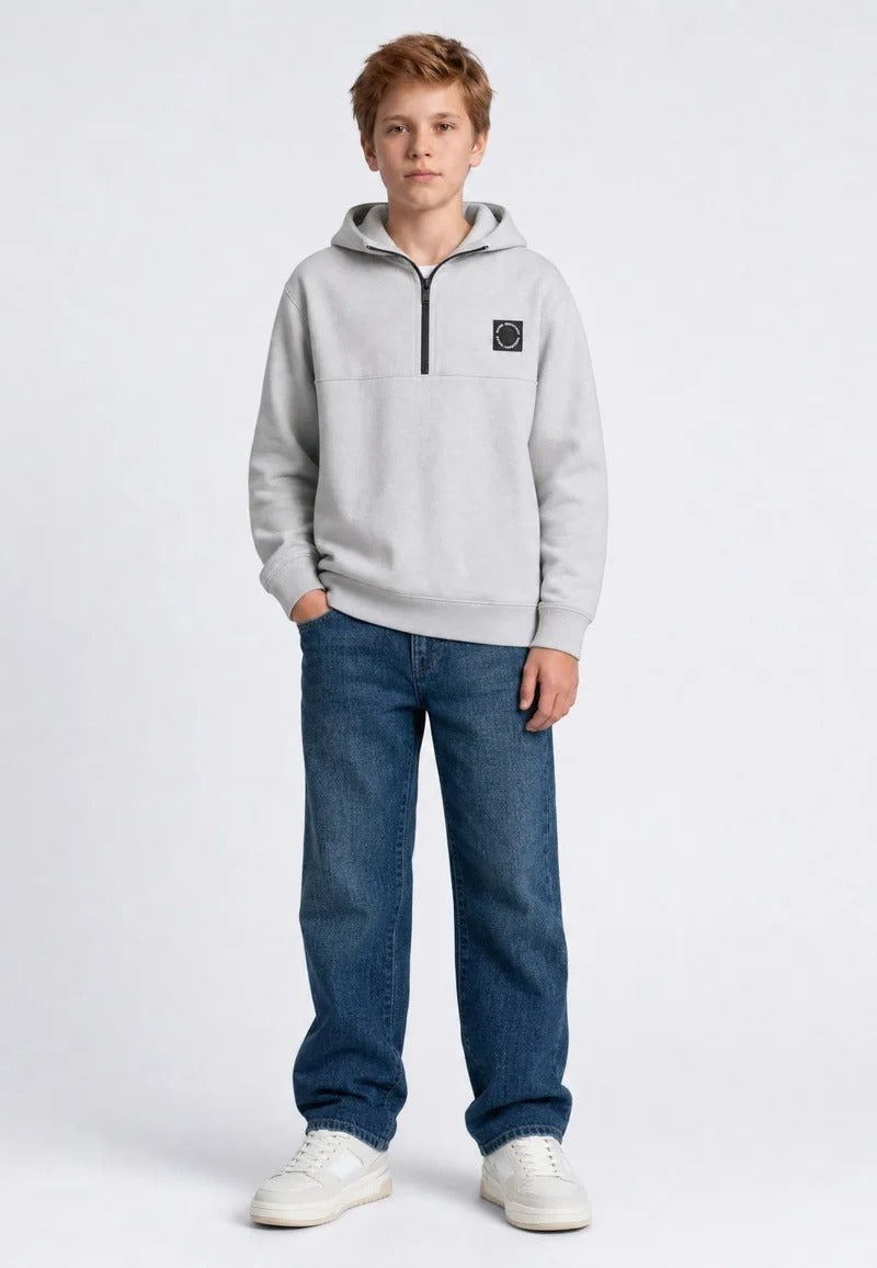 JEANS RAGAZZO PETROL INDUSTRIES LENNOX LOOSE FIT IN COTONE BIOLOGICO – DARK VINTAGE / BLU SCURO