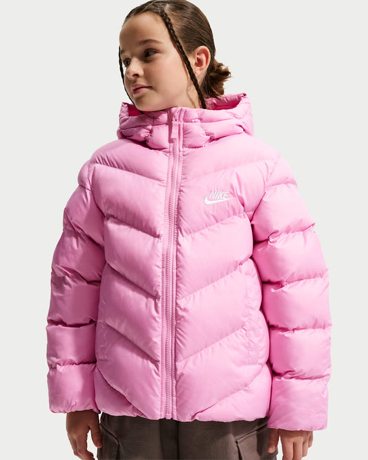 GIUBBOTTO RAGAZZA NIKE THERMA-FIT ALL DAY PLAY PUFFER – ROSA