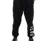 PANTALONI UOMO ICON BIG LOGO SLIM FIT – NERO / VERDE