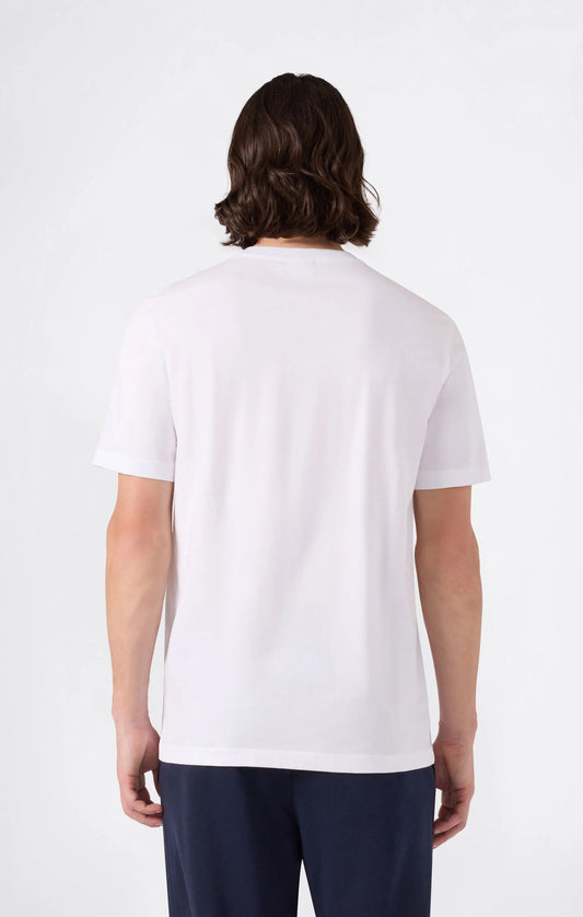T-SHIRT UOMO CHAMPION ICONS LOGO RICAMATO – BIANCO