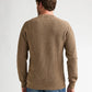 MAGLIA UOMO GIROCOLLO IN COTONE LEGGERO TESTURIZZATO PETROL INDUSTRIES REGULAR FIT – MARRONE