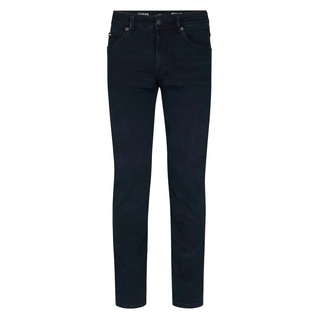 JEANS SLIM FIT UOMO PETROL INDUSTRIES SEAHAM ESSENTIALS – DARK BLUE
