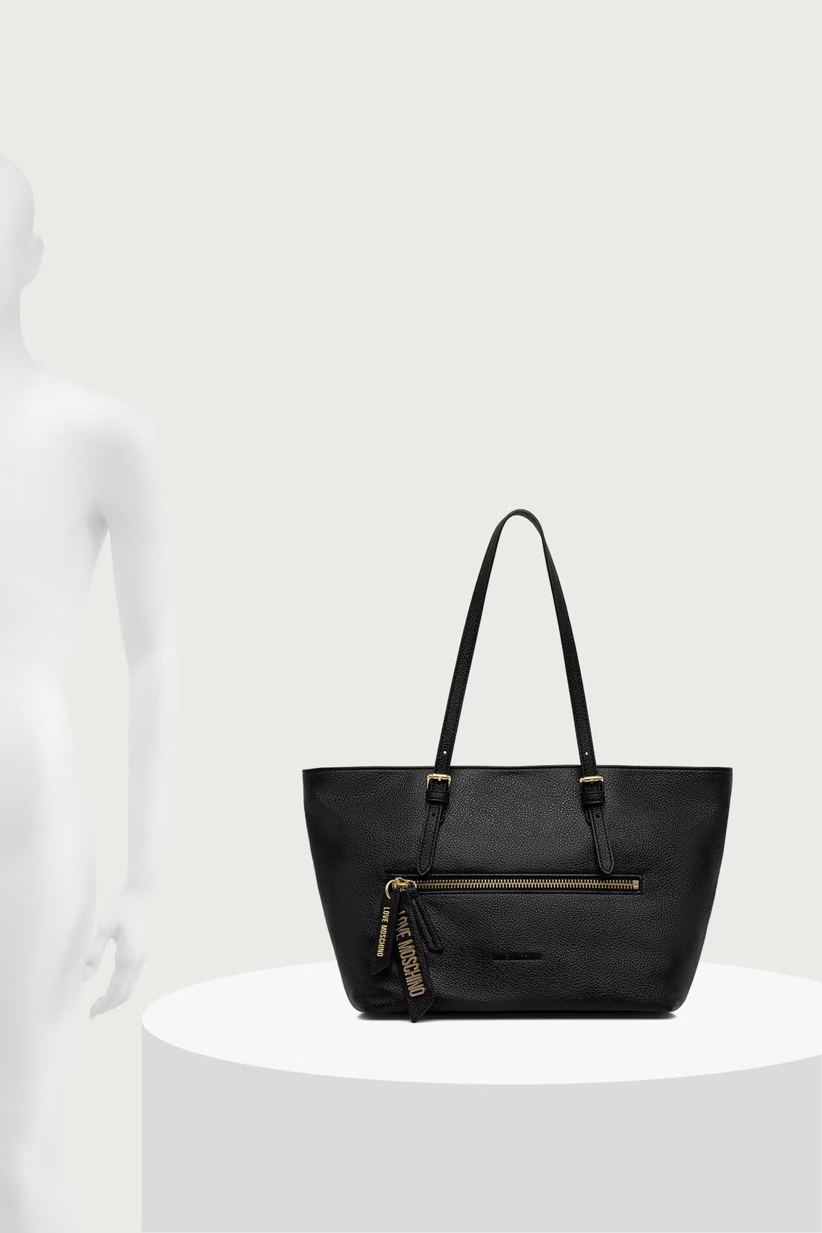 BORSA SHOPPER DONNA LOVE MOSCHINO IN SIMILPELLE – NERO