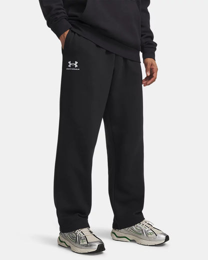 PANTALONI TUTA UOMO UNDER ARMOUR ICON FLEECE IN MISTO COTONE – NERO