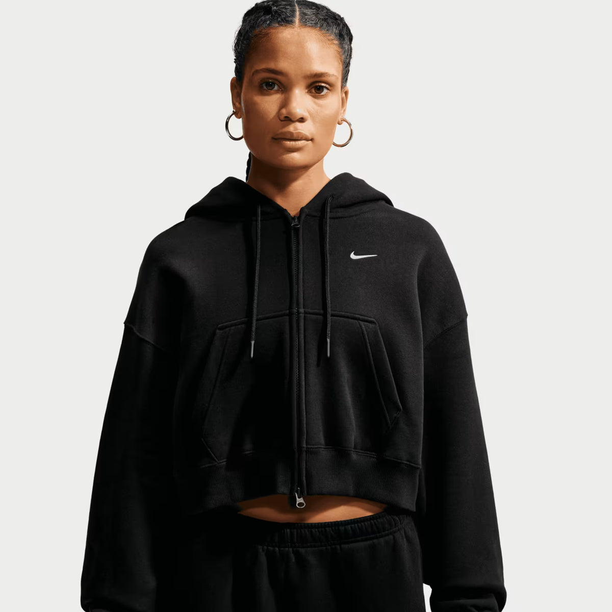 FELPA STUDIO OVERSIZED CROPPED FLEECE