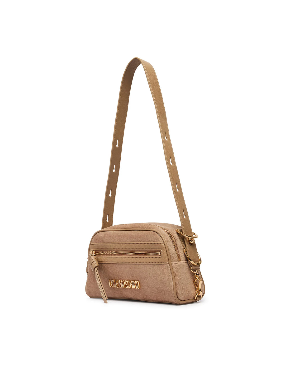 BORSA DONNA LOVE MOSCHINO TRACOLLA ZIP IN VELOUR