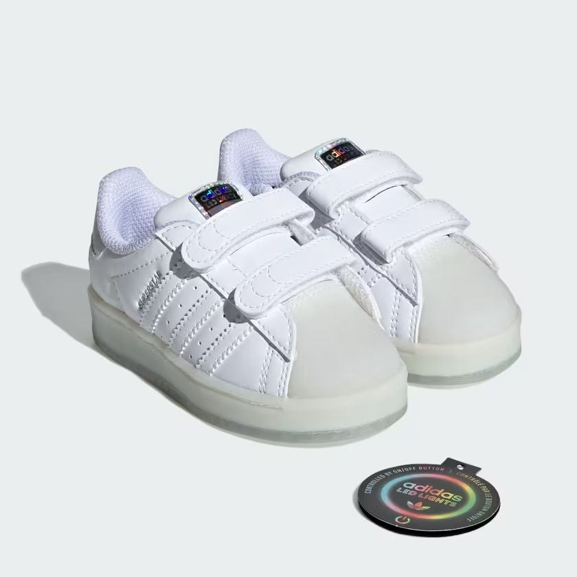 SCARPE TODDLER SUPERSTAR LED LIGHTS CF I