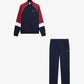 TUTA UOMO CHAMPION COLOR BLOCK FELPATA – BLU/BORDEAUX